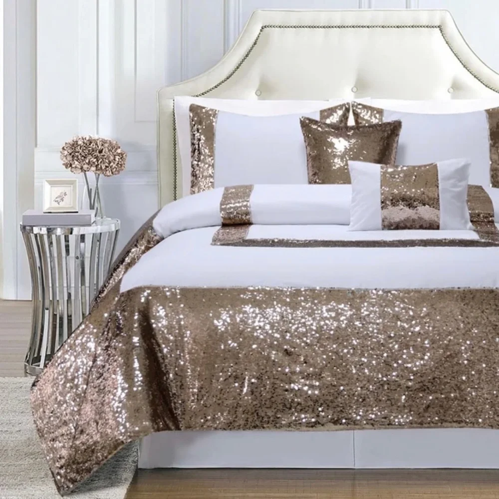 Glitter Flip Sequins Comforter Set